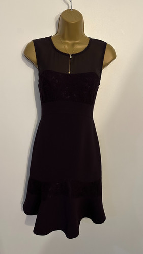 Reiss purple lace dress - lace,