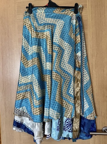 Recycled silk saree beach - recycled,