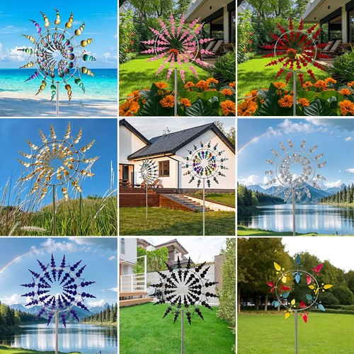 Colourful metal wind - colourful,