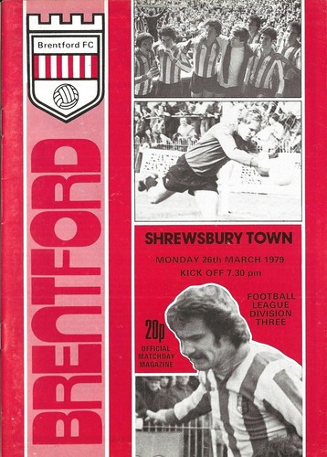 Football programme brentford - football, programme>brentford