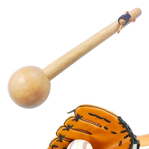 Rubber wooden baseball hammer - wooden,