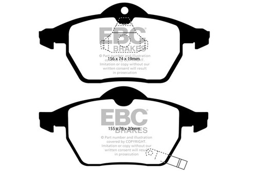 Ebc ultimax front brake - ebc, pads
