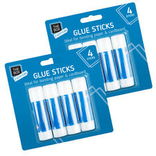 4 Glue Sticks 15g Non-Toxic Washable Craft Adhesive for Kids School Use