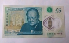 AA04 £5 (FIVE POUND) NOTE LOW