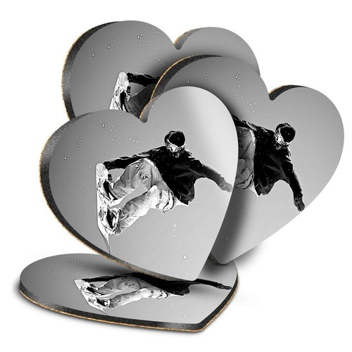 Heart mdf coasters - mdf,