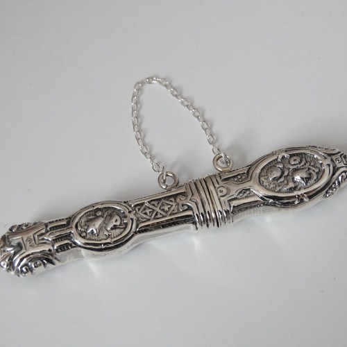 Sterling silver needle case - needle,