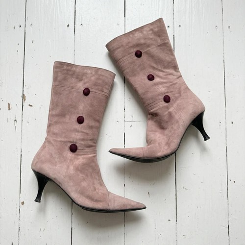 Clarks suede pointed toe - pointed,