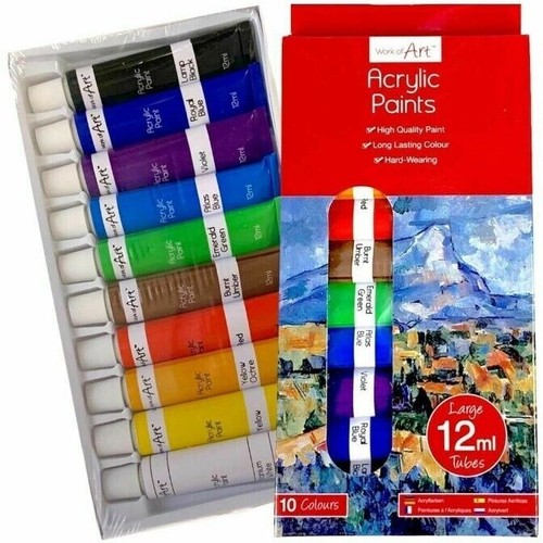 Acrylic paint set 12ml - 12ml, tube