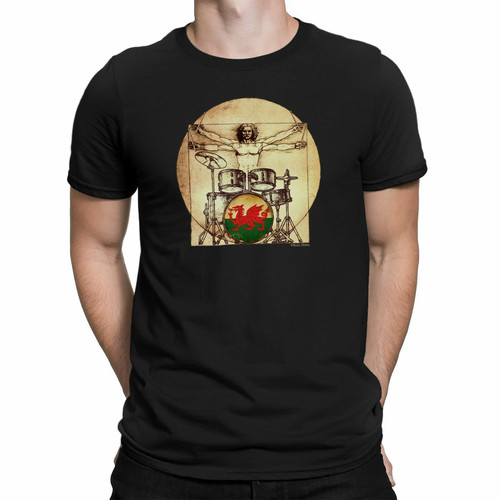 Welsh flag drummer graphic - welsh,