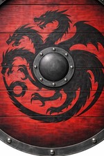 Handmade Wooden Viking Shield