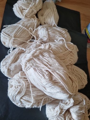 Baby cream wool acrylic - ,
