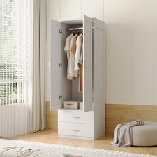 2 Door 2 Drawer Tall Wardrobe