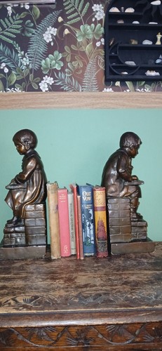 Large vintage bookends - 14",
