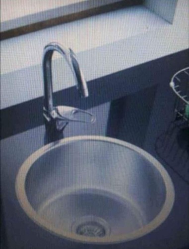 Stainless steel round kitchen - stainless,