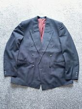 Mens Ciro Citterio Blazer Jacket, Size 42, Grey, Brown Stripe, Wool Blend, (74)