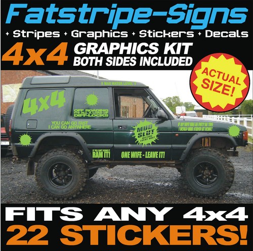 4x4 graphics stickers decals - 4x4,