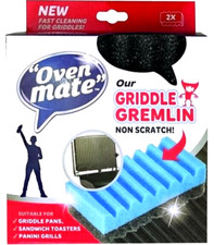 2 x Anti- Scratch Scourers for Griddle Pan, Panini Grill, Sandwich Toaster 35040