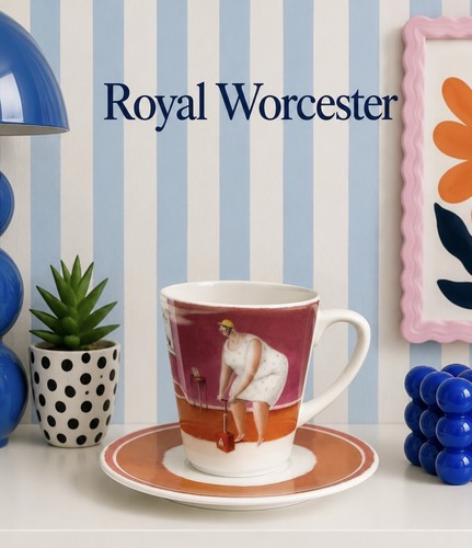 Royal worcester cup saucer - royal,