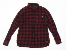Jack & Jones Men's Red Plaid