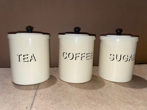 Tea coffee sugar canisters - coffee,,