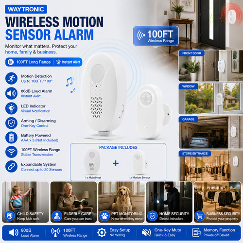 Waytronic wireless - 🚪🔔,