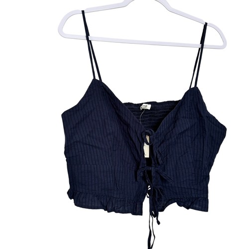 Aerie woven lace crop - lace, top