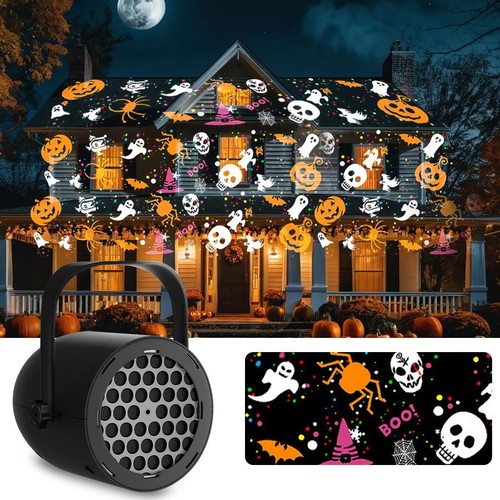 Halloween light show - show, projector