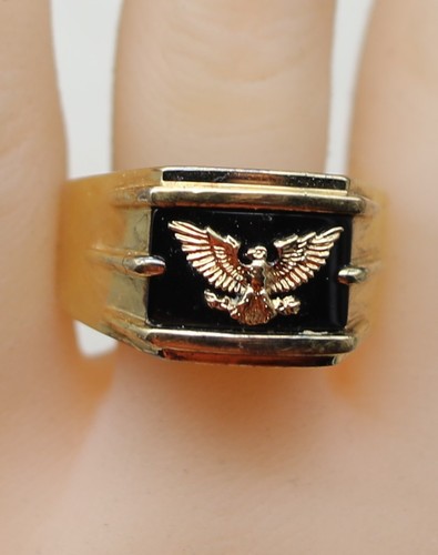 Franklin mint 14k gold eagle - mint, /
