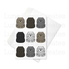 Hungarian Puli card, Hungarian