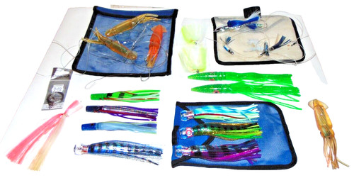Tuna skirts lure lot offshore - lot,