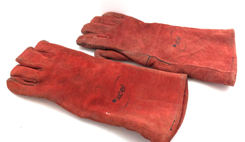 Welding leather gloves - welding,