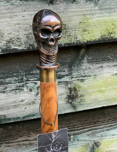 Designer skull head handle - designer,