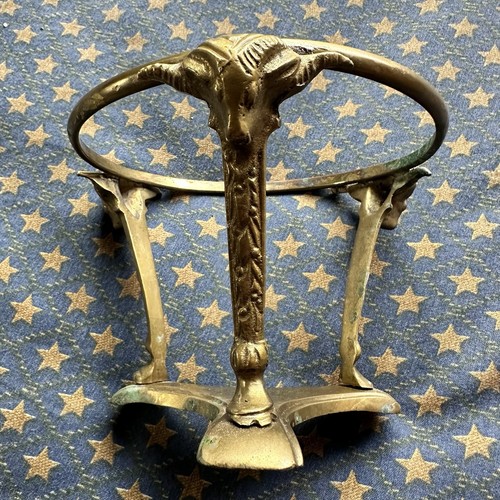 Vintage solid brass plant - solid,