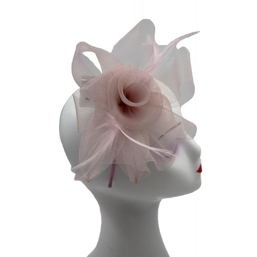 Folded bow fascinator - folded,