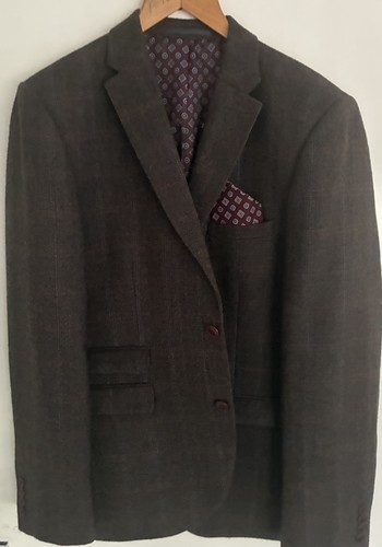 Mens next tweed blazer jacket - tweed,