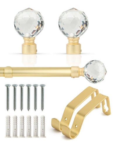 Extendable curtain poles with - poles,
