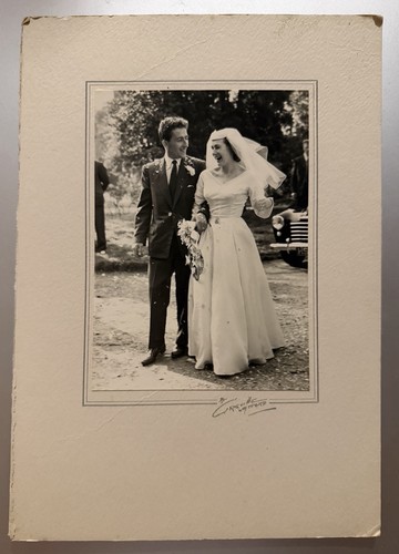 Vintage wedding photo - vintage,