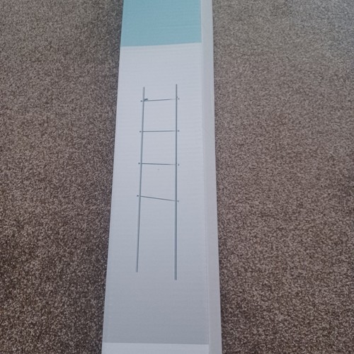 Chrome ladder towel rail - ladder,