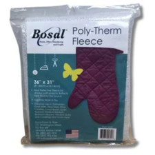 Heat Resistant Insulated Fleece 36"x31" Bosal 464A Poly-Therm for Crafts & Quilt