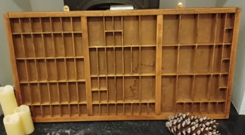 Restored printer tray - printer's,