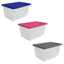 50L Plastic Storage Boxes with
