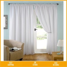 Elegant White Pencil Pleat