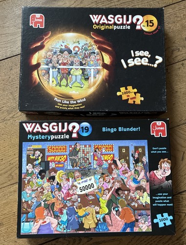 Wasgij 2x1000 piece jigsaw - wasgij,