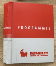 Wembley programme binder. VENUE OF LEGENDS.  FREEPOST