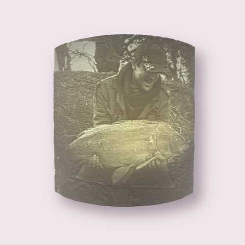 Custom lithophane carp - custom,