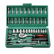52Pcs,Metric Socket Set 1/4"