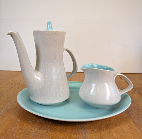 Poole pottery coffee pot milk - poole,