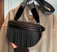 Womens Bum Bag Fanny Pack Studded 6 by 10 Inch