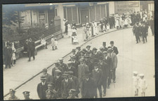 Wales - Pembrokeshire Tenby enlisted men? RP postcard - photo Mortimer Allen