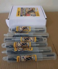 6- Piece Auger Drill Bit For Wood, Quick Change Shank 4-Flute Bit... 